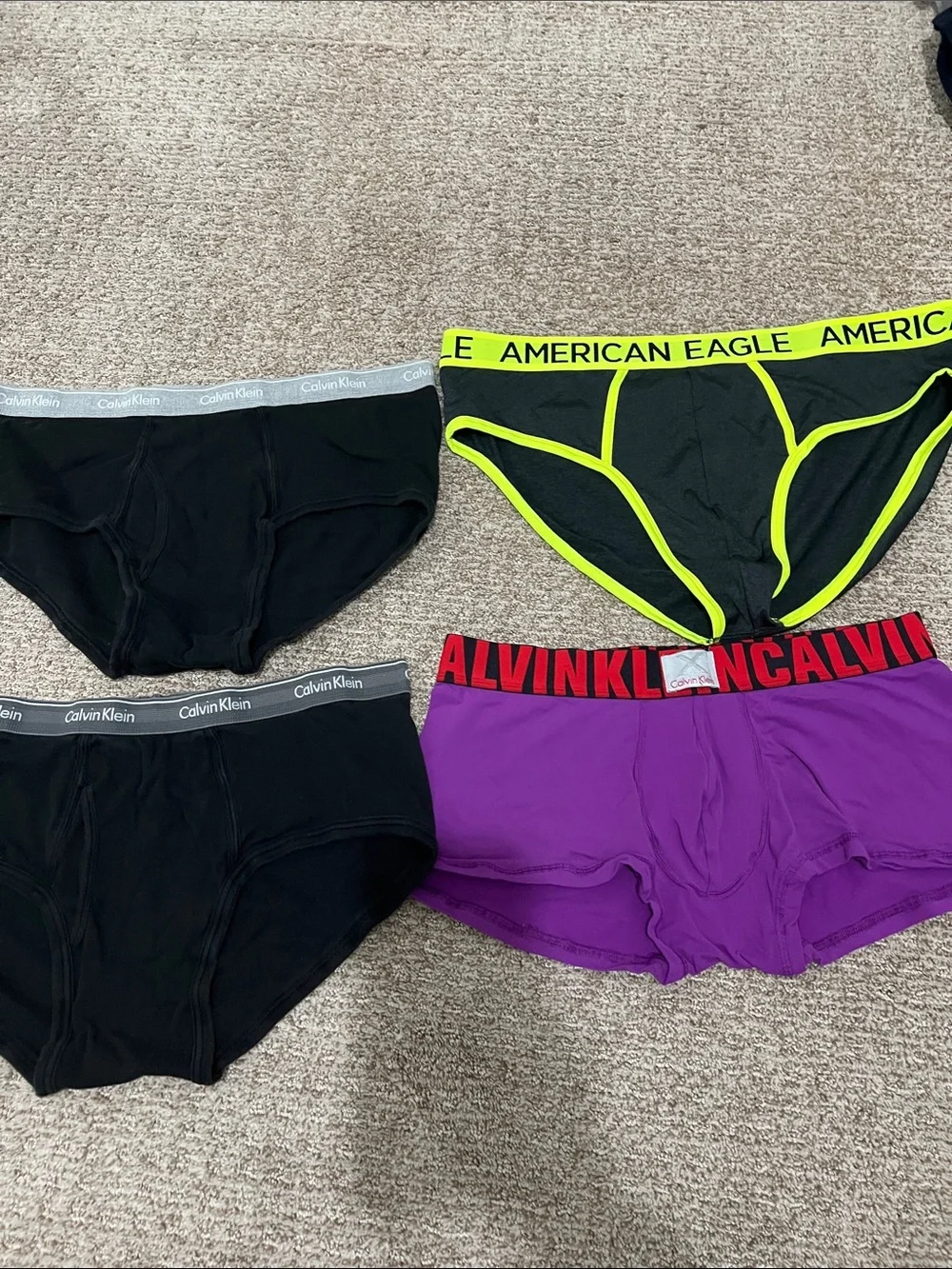 12 Calvin Klein & American Eagle briefs